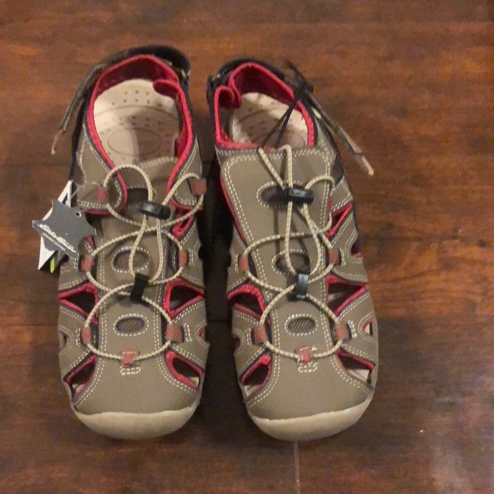 Eddie Bauer Pink and Brown sandals